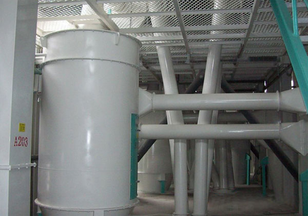 天津王經(jīng)理定購的面粉廠旋風(fēng)除塵器、布袋除塵器已發(fā)貨